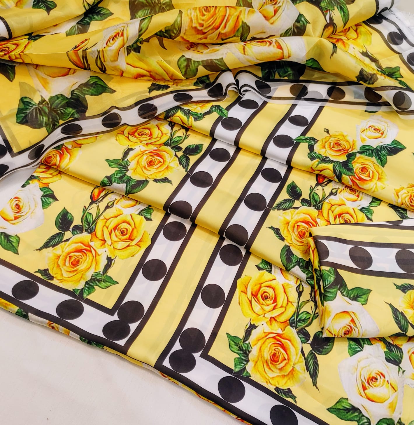 Digital Printed Silk Dress
