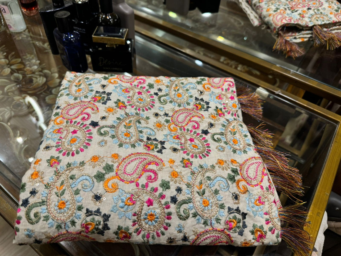 Khaddar Embroidered Shawl