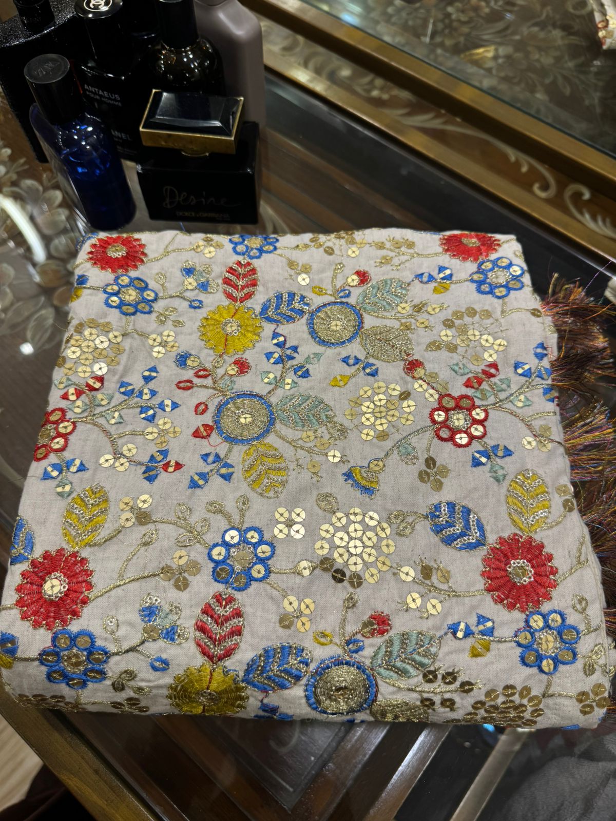 Khaddar Embroidered Shawl