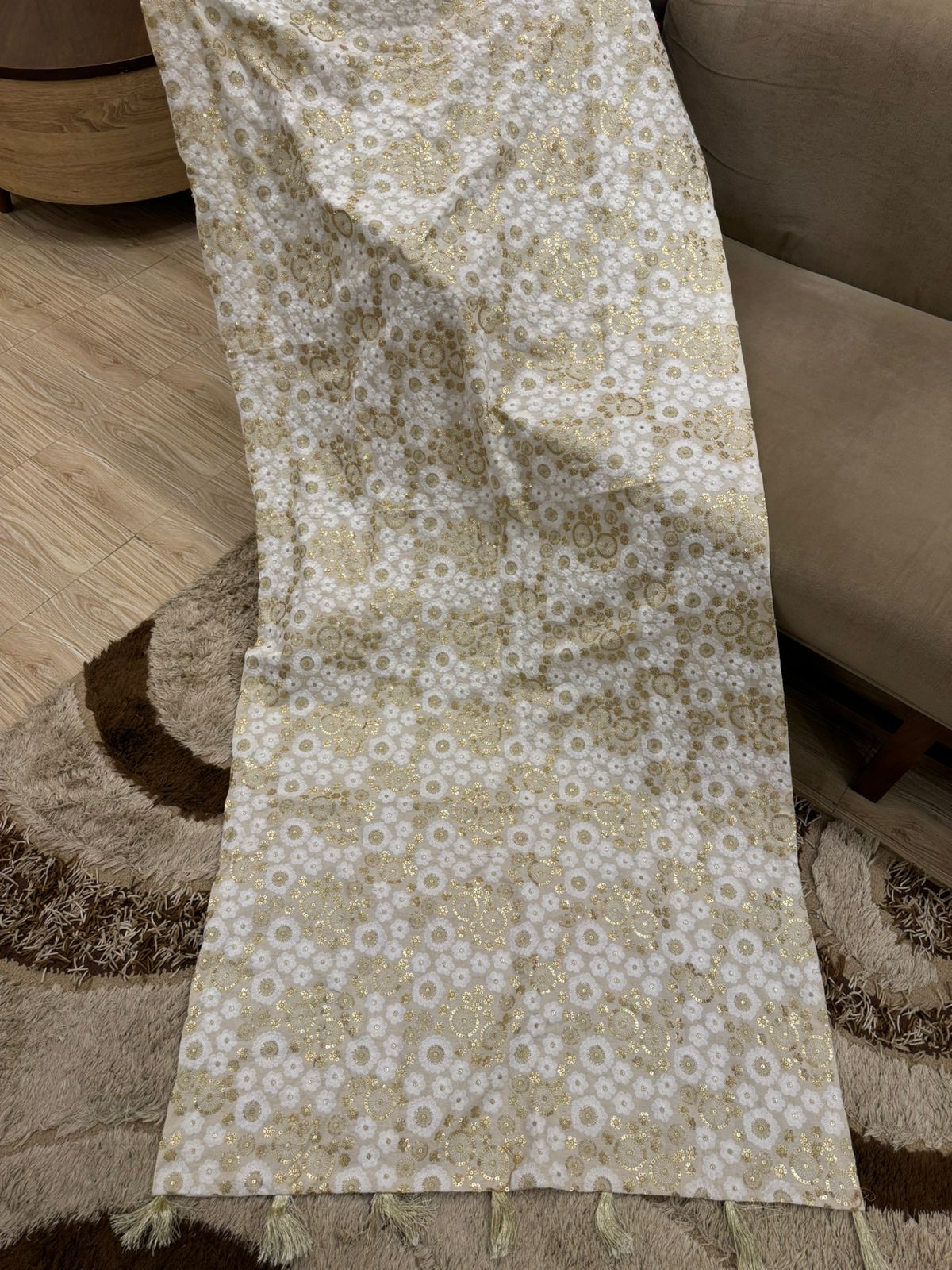 Khaddar Embroidered Shawl