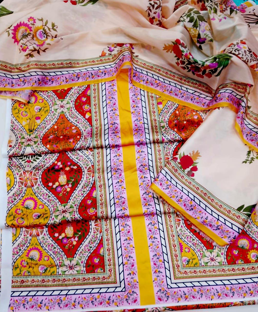 Digital Printed Silk Dress