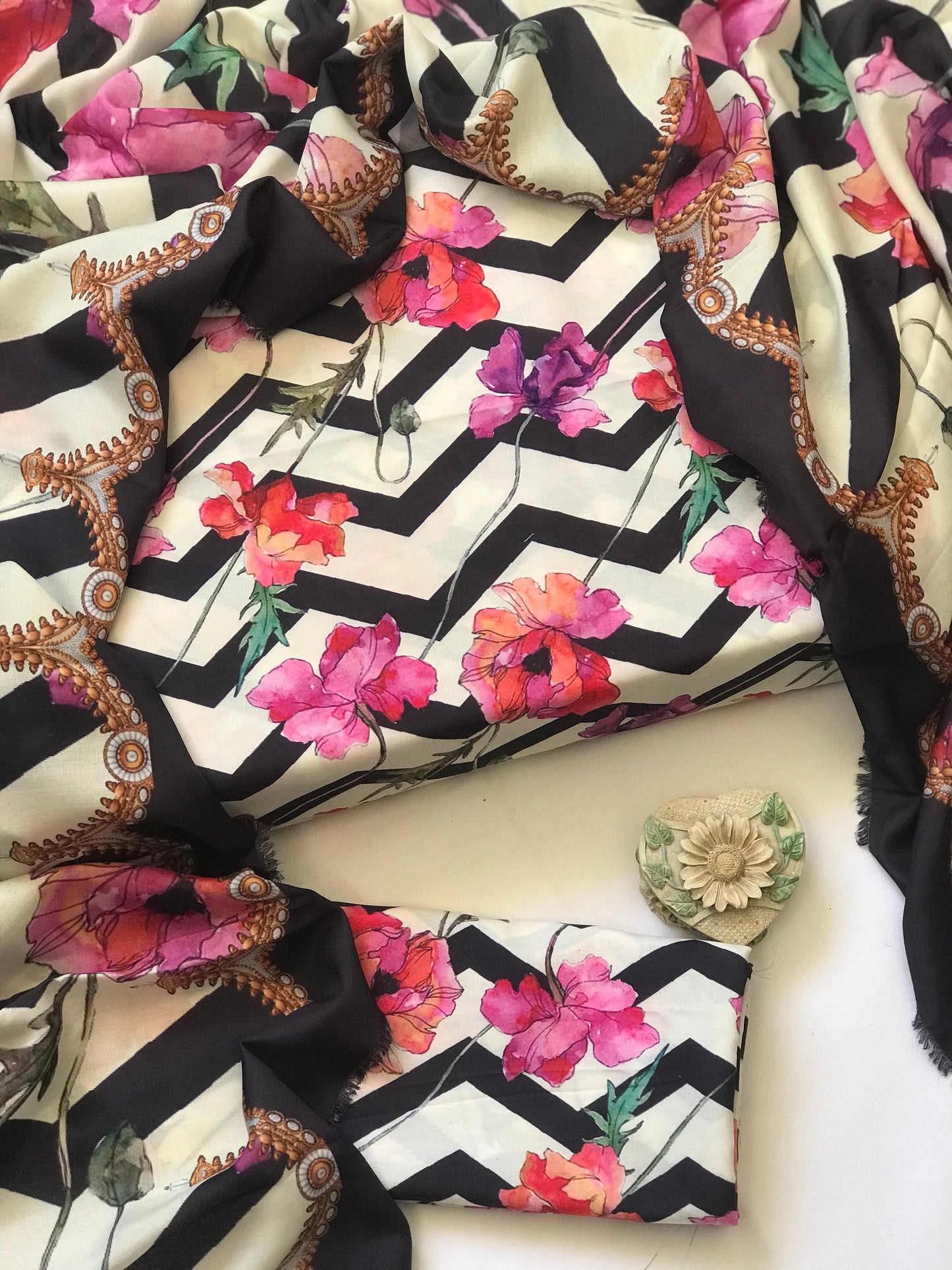 Digital Printed Swiss Lawn Dress FMSL-30