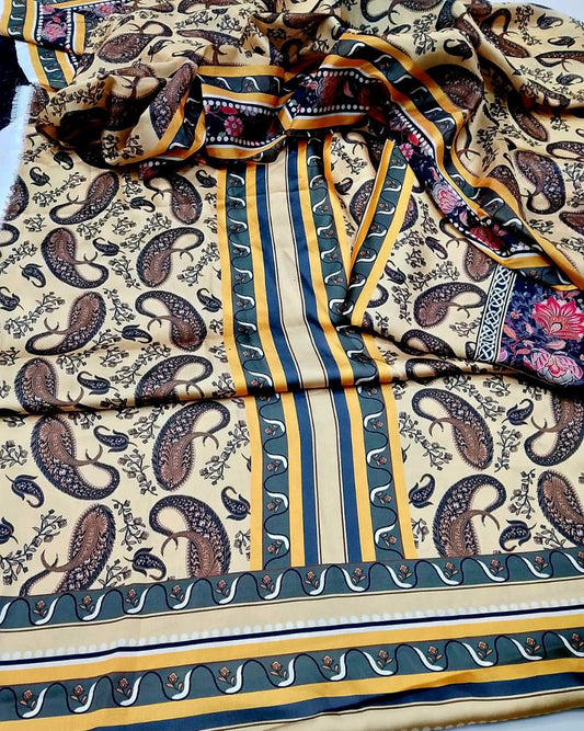 Digital Printed Silk Dress