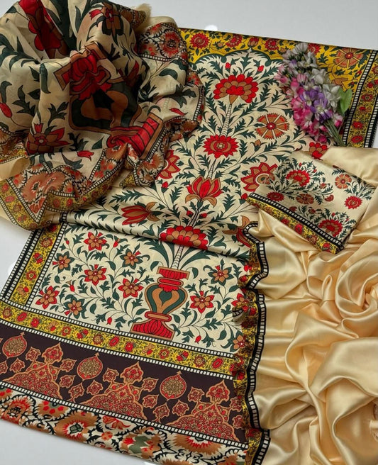 Digital Printed Silk Dress