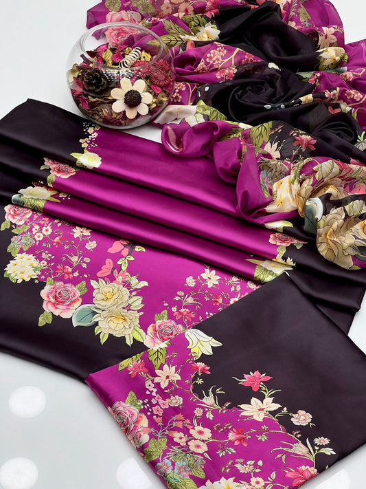 Digital Printed Silk Dress