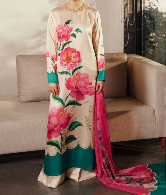 Digital Printed Swiss Lawn Dress FMSL-27