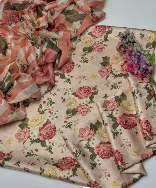 Digital Printed Silk Dress