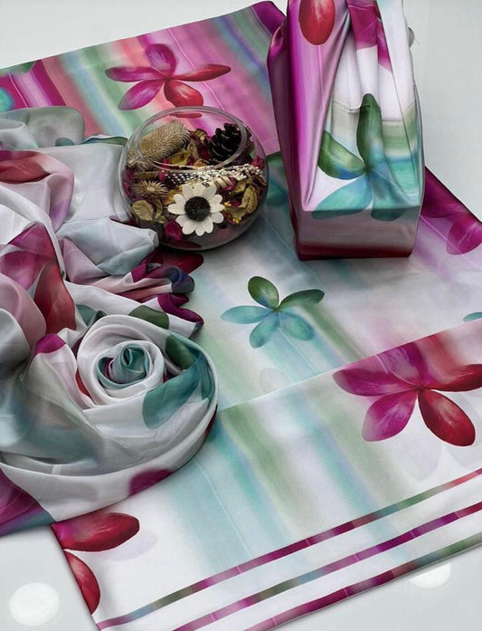 Digital Printed Silk Dress