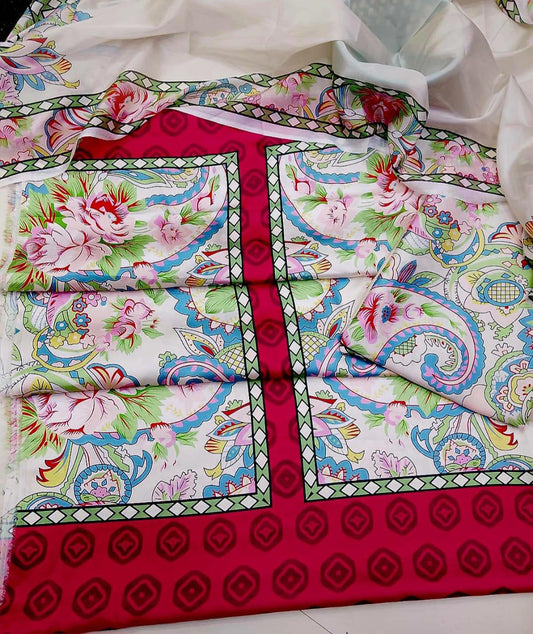 Digital Printed Silk Dress
