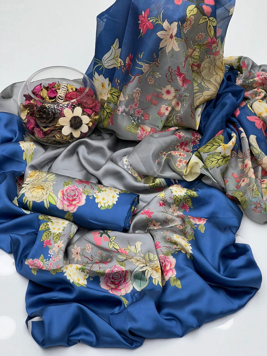 Digital Printed Silk Dress