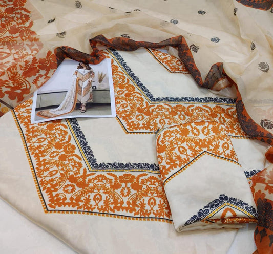 Digital Printed Silk Dress