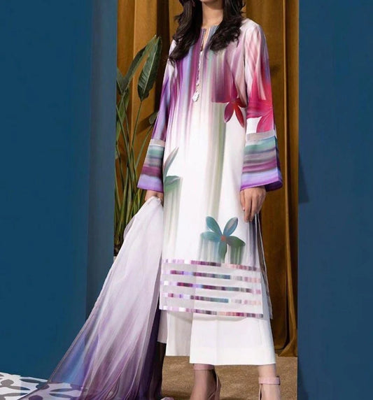 Digital Printed Swiss Lawn Dress FMSL-24