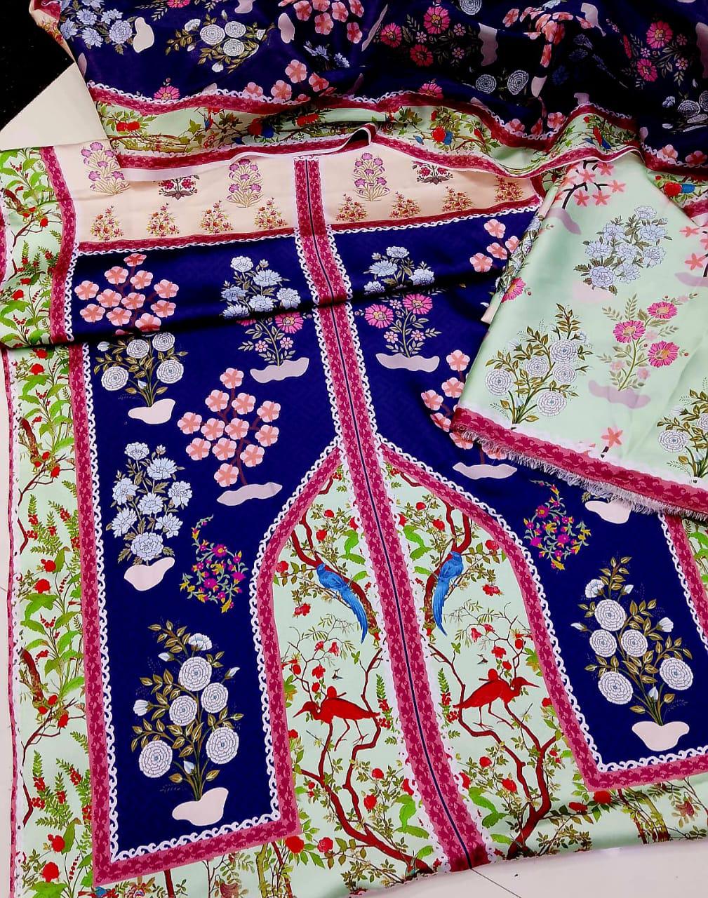 Digital Printed Silk Dress