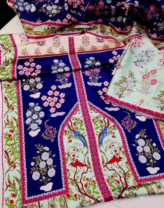 Digital Printed Silk Dress
