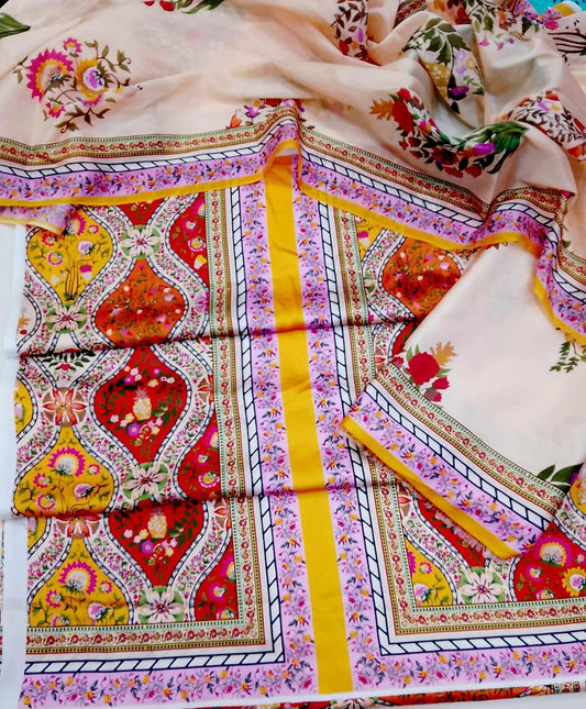 Digital Printed Silk Dress