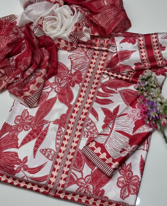 Digital Printed Silk Dress