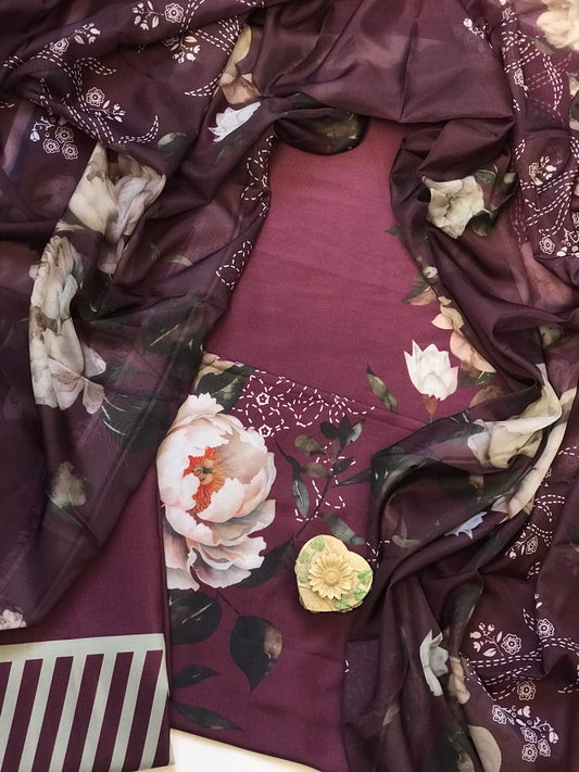 Digital Printed Swiss Lawn Dress FMSL-26