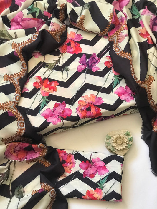 Digital Printed Swiss Lawn Dress FMSL-30